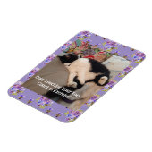 Tuxedo Cat Niedlich Happy Birthday Touching Toches Magnet (Linke Seite)