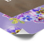 Tuxedo Cat Niedlich Happy Birthday Touching Toches Poster (Ecke)