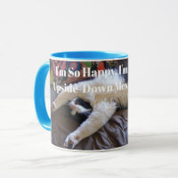 Tuxedo Cat Niedlich machen mexikanische Wave Funny