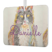 Tuxedo Cat Niedliche Liebe Sie nennen Car Air Fres Autolufterfrischer (Links)