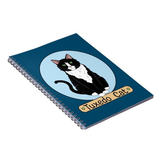 Tuxedo Cat Notizblock (Rechte Seite)
