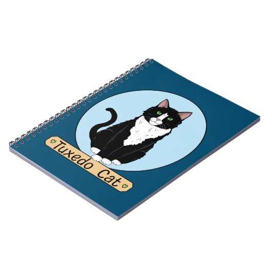 Tuxedo Cat Notizblock (Linke Seite)