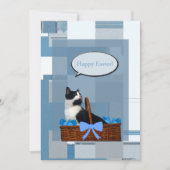 Tuxedo Cat Oaster Feiertagskarte (Vorderseite)