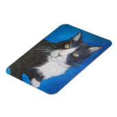 Tuxedo Cat Pet Art Magnet individuelle Geschenkopt (Linke Seite)