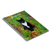 Tuxedo Cat Pop Art Journal Notizblock (Rechte Seite)