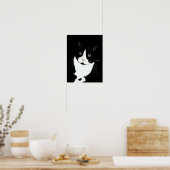Tuxedo Cat Poster (Küche)