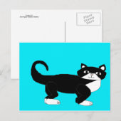 Tuxedo Cat. Postkarte (Vorne/Hinten)