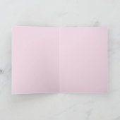 Tuxedo Cat Sniffing Blume Hungerfestkarte Karte (Innenseite)