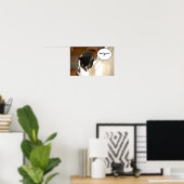 Tuxedo Cat Spaß Poster (Heimbüro)
