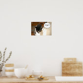 Tuxedo Cat Spaß Poster (Küche)