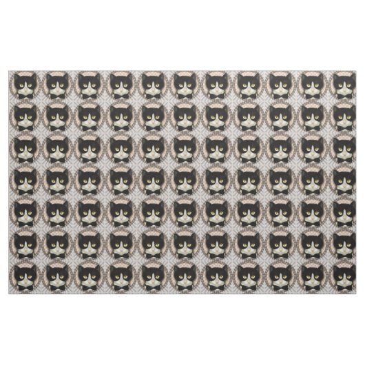 Tuxedo Cat Stoff (Fat Quarter (45,7 x 55,9 cm))