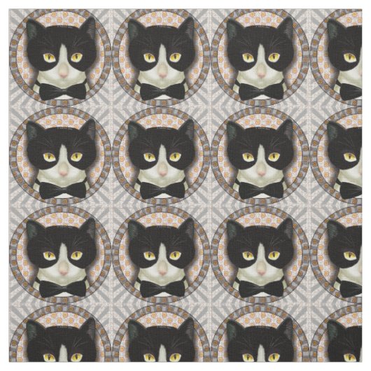 Tuxedo Cat Stoff (Muster)