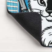 Tuxedo Cat Switchblade-Mauspad von Phil Elmore Mousepad (Ecke)