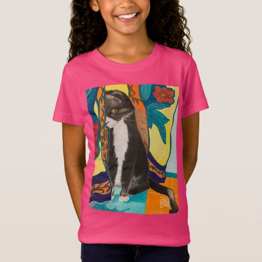Tuxedo Cat T-Shirt (Vorderseite)