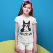 TUXEDO CAT T - Shirt, Panda Kitty KIDS MEOW T-Shirt