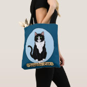 Tuxedo Cat Tasche (Von Nahem)