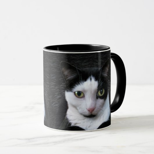 Tuxedo Cat Tasse (VorderseiteRechts)