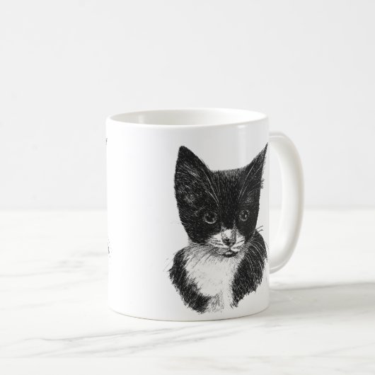 Tuxedo Cat Tasse (VorderseiteRechts)