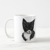 Tuxedo Cat Tasse (Links)