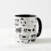 Tuxedo Cat Tasse Cup (VorderseiteRechts)