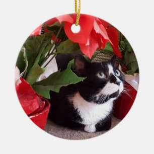 Tuxedo Cat Weihnachtsschmuck