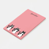 Tuxedo Cats | Drei weiße Kätzchen Post-it Klebezettel (angewinkelt)