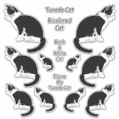 Tuxedo Cats Lg Sticker Set (Vorderseite)