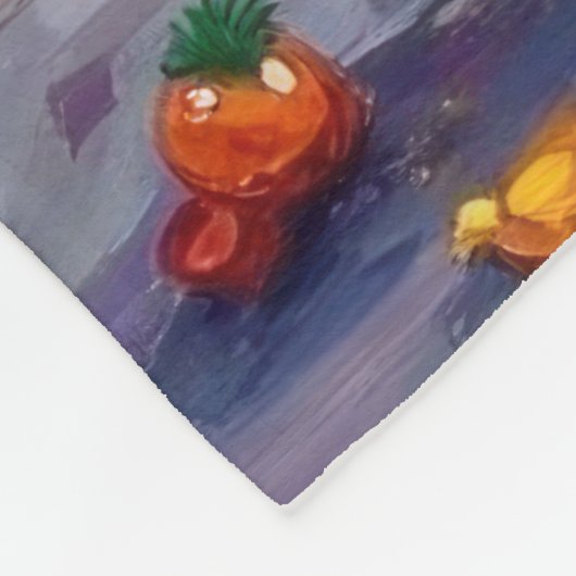 Tuxedo Cats Trick-or-Treating in Halloween-Kostüm Fleecedecke (Ecke)