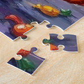 Tuxedo Cats Trick-or-Treating in Halloween-Kostüm Puzzle (Seite)