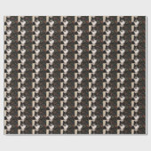 Tuxedo Christmas Cat Geschenkpapier (Flach)