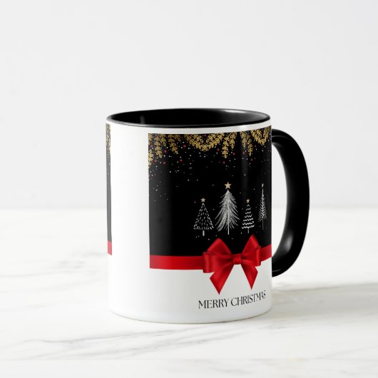 Tuxedo Christmas Tasse (VorderseiteRechts)