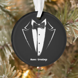 Tuxedo Classic Party Funny Confiserie Al Porto Ornament