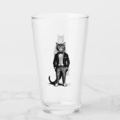 Tuxedo Classy Cat Glas (Rückseite)
