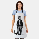 Tuxedo Classy Cat Schürze (Getragen)