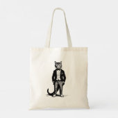 Tuxedo Classy Cat Tragetasche (Rückseite)