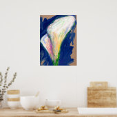 Tuxedo Cuff Lily Malerei Poster Print (Küche)