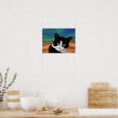 Tuxedo, das Katzenposter Poster (Küche)