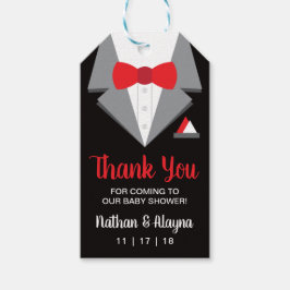 Tuxedo Favor Tag, Babydusche Tag Geschenkanhänger