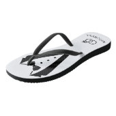 Tuxedo Flip Flops Badesandalen (Schrägansicht)