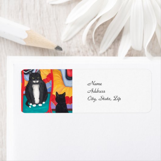 Tuxedo Fun House Fat Cat (Insitu)