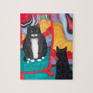 Tuxedo Fun House Fat Cat Puzzle