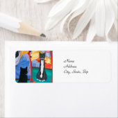 Tuxedo Fun House Skinny Cat (Insitu)