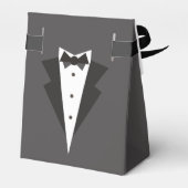 Tuxedo Gastgeschenk Hochzeit Boxen (Bride Groom) Geschenkschachtel (Rückseite)