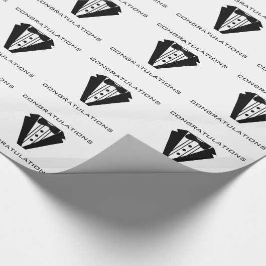 Tuxedo Glückwunsch Geschenkpapier (Ecke)