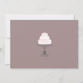 Tuxedo & Gown auf Pflaumenterrasse Probe Einladung (Rückseite)