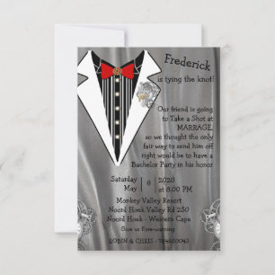 Tuxedo Grey Bachelor Party
