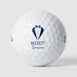 Tuxedo Groomsman Golfball