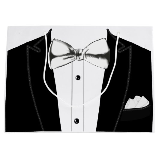 Tuxedo Große Geschenktüte (Vorderseite)