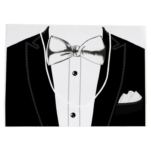 Tuxedo Große Geschenktüte (Rückseite)