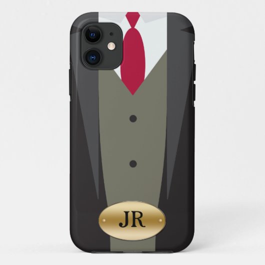 Tuxedo iPhone 5S Monogram Case (Rückseite)